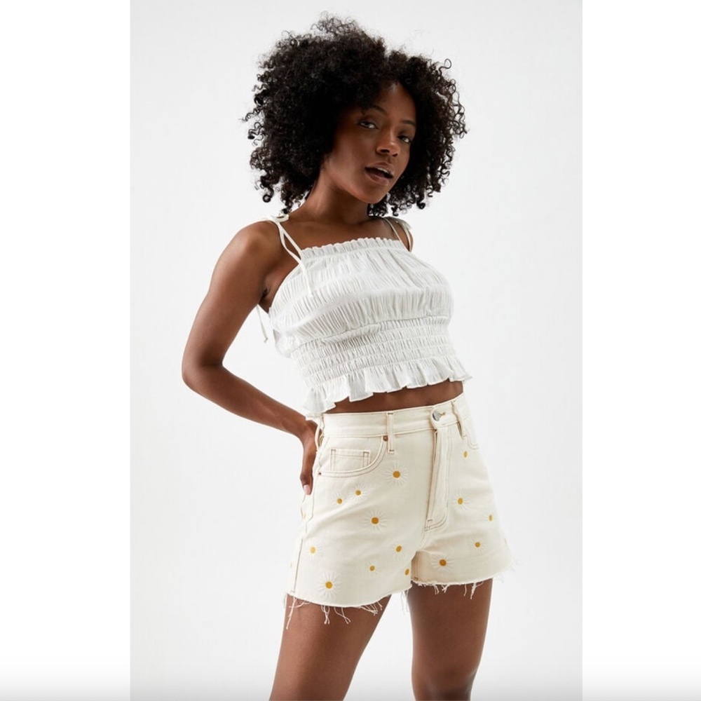PacSun Daisy High Waisted Denim Shorts